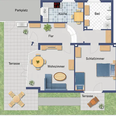 Nest - Grosse Gemuetliche Mit Terrasse, Zentral Gelegen, Fuer Paare, Familien Und Hunde!
