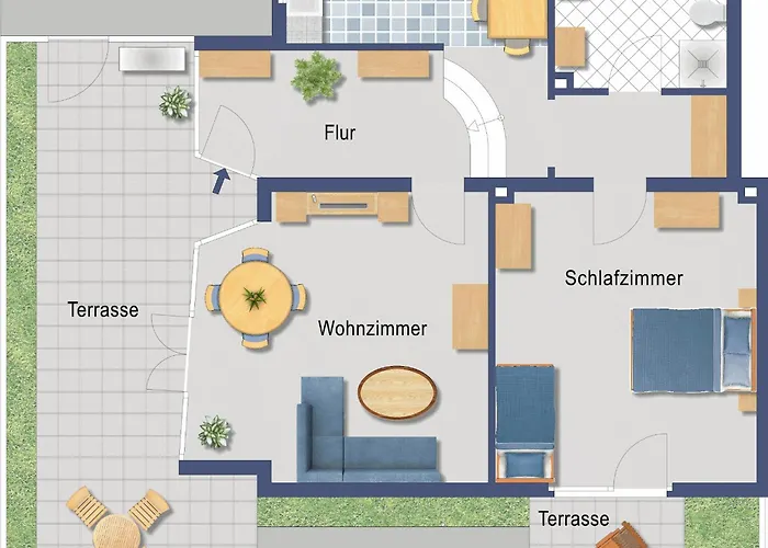 Nest - Grosse Gemuetliche Mit Terrasse, Zentral Gelegen, Fuer Paare, Familien Und Hunde!
